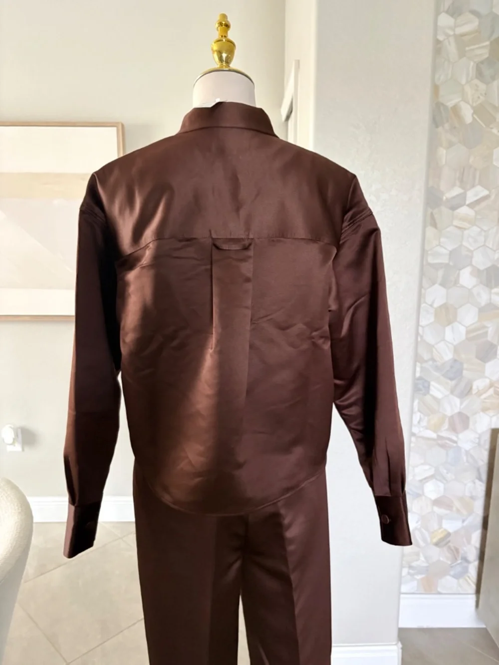 NWT J Crew Étienne cropped button-up shirt in duchesse satin